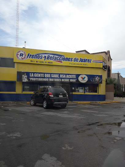 Frenos y Refacciones de Juárez (Av. Plutarco Elías Calles 2125) en Cd. Juárez