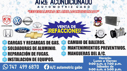 Aire Acondicionado Automotriz Gabo en Chilpancingo