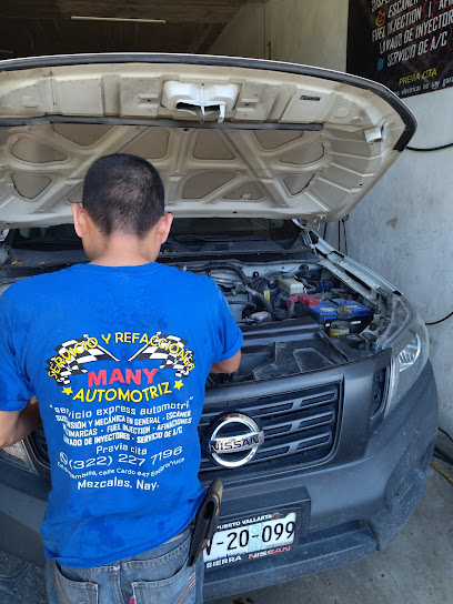 Servio y Refacciones Many A/C Automotriz en Mezcales