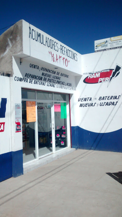 Acumuladores Refacciones Katto en Durango