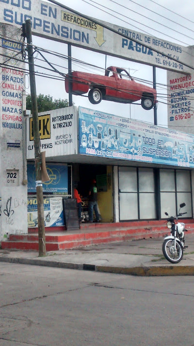 Central de Refacciones Pagua S.A. de C.V. en Celaya